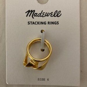Madewell Twister Ribbon Ring (Size 6) NWT